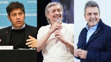 Axel Kicillof - Máximo Kirchner - Sergio Massa